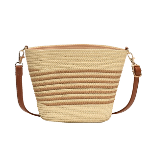 夏天编织包包女2025新款海边度假草编包质感斜挎包轻便百搭手机包