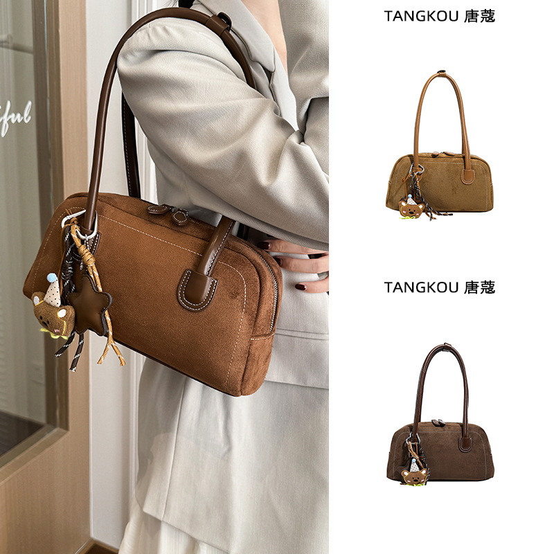 单肩腋下保龄球包通勤手提法棍包