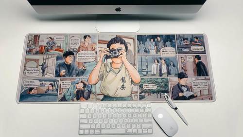 杨德昌导演《一一》 电影周边动漫鼠标垫超大加厚笔记本电脑桌垫