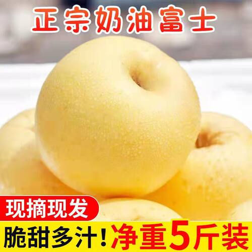 烟台奶油富士脆甜多汁新鲜应季