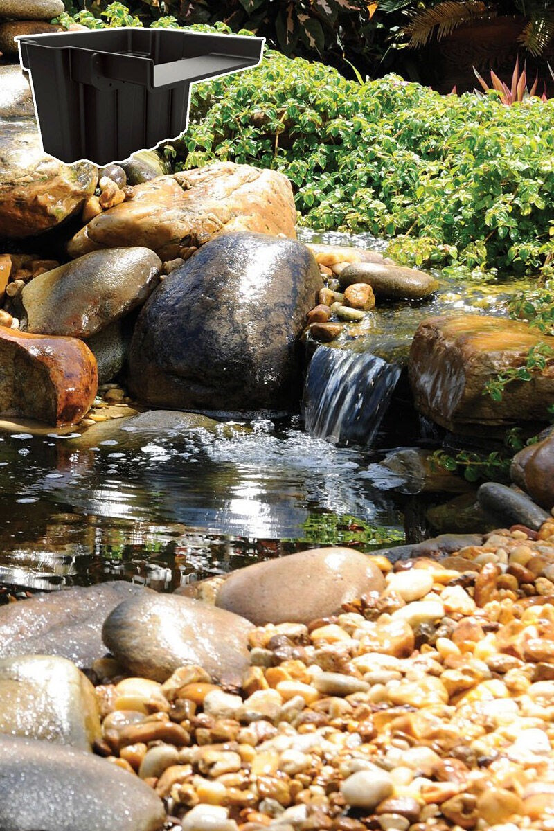 鱼池瀑布出水口假山瀑布造景流水墙跌水景观庭院水幕墙花园水景鱼