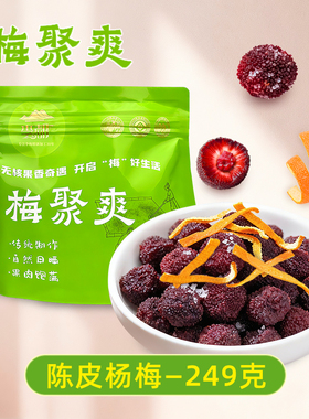 李都酸甜不掩咸香陈皮杨梅组合软糯休闲果干追剧零食