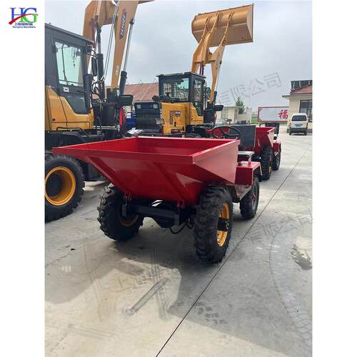 建筑工地运四轮蹦蹦车 工自程混凝土输5987卸车 FC-10液压柴全油