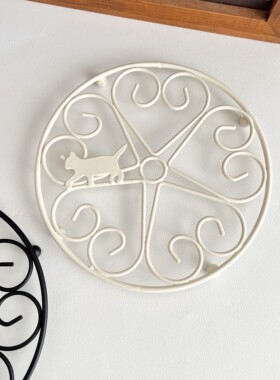 厨房台面餐桌砂锅铁艺隔热垫锅垫子耐高温防烫防热餐垫碗垫盘垫