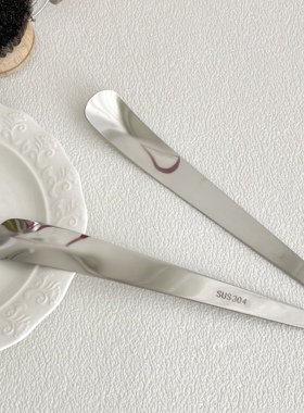 【满29包邮】304不锈钢冰淇淋奶油勺雪糕甜品蛋糕勺加厚酸奶勺