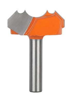 双弧龙珠刀橘黄色木工铣刀具圆珠元宝刀花型线条Z雕刻机刀头