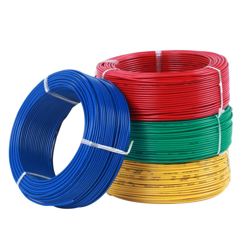 电线国标纯铜芯多股软电线BVR1.5/2.5/4/P6平方多芯线家用铜线