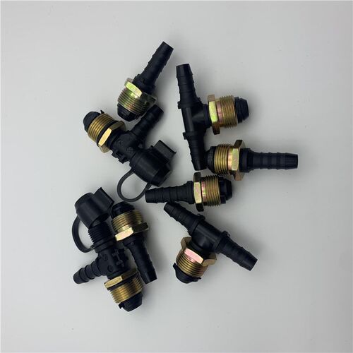 塑料接头气管接头货车配件T型F型豪沃分泵转接头三通直通