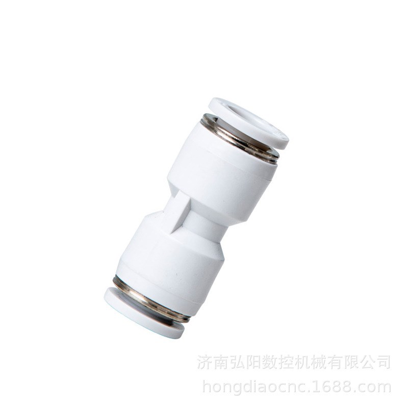 气动PUa快速接头气管直通快插头对接元件PU4/6/8/10/12MM塑料接头
