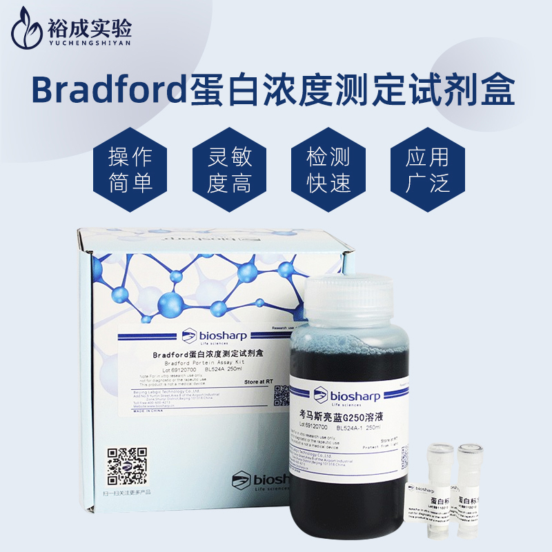 Bradford蛋白浓度测定试剂盒