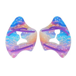 洲克手蹼划手掌月牙式儿童训练游泳装备自由泳蛙泳划臂初学者助泳