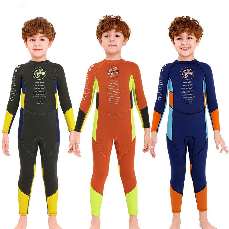 保暖游泳衣AMLLIVE连体儿童