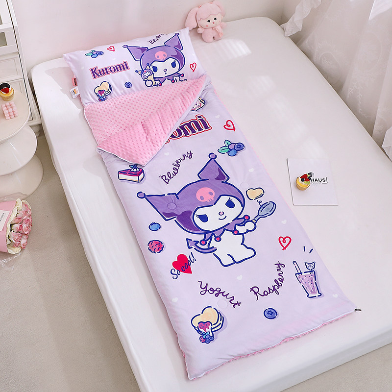 卡通防踢被子神器加厚儿童一体睡袋宝宝秋冬款安抚防瞪被四季通用
