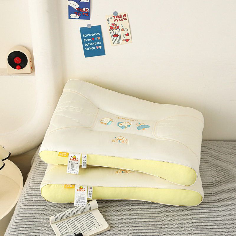 定型低枕头枕芯护颈椎助睡眠成人单只装学生整头单人男睡觉按摩枕