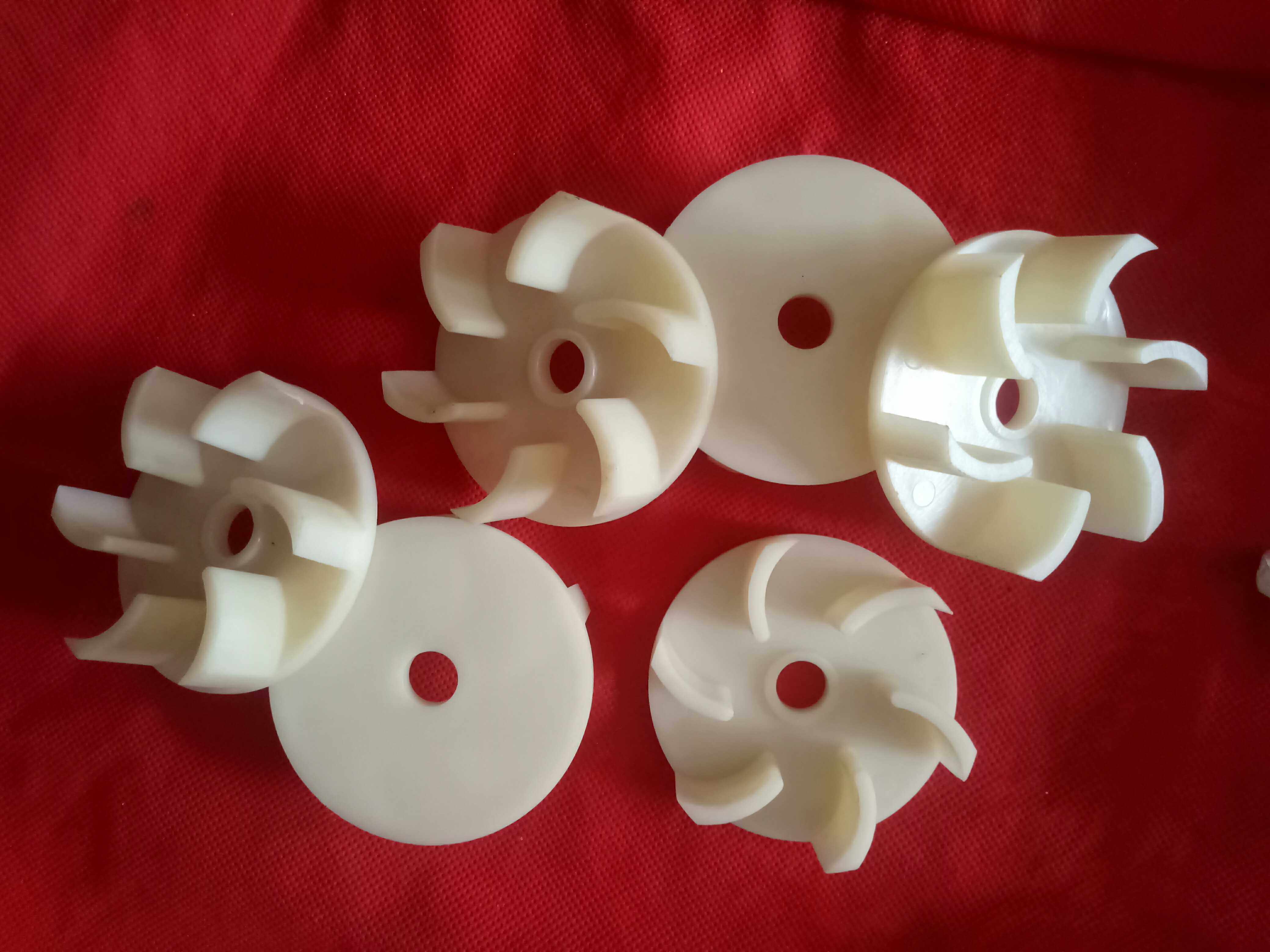 片40叶/90塑料/120/1a25/250w机床冷却水泵叶轮 油泵电泵铝叶