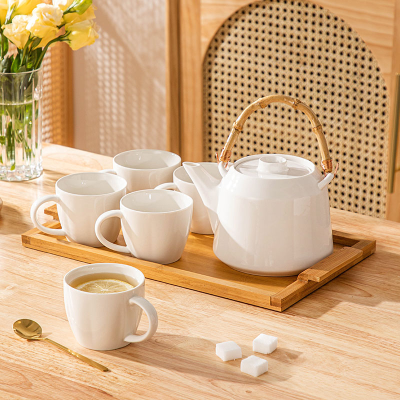 陶瓷水具套装家用客厅待客喝水杯子茶壶茶杯2025新款茶具套装礼盒