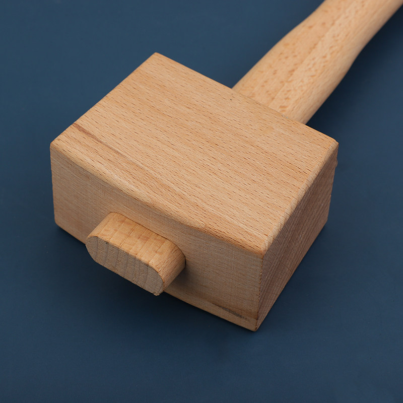 KINDERGARTEN WOODWORKING WORKSHOP BEECH WOOD HAMMER SOLID WOOD HARDWOOD MALLET CHILDRENS HANDMADE DIY MATERIAL WOODEN HAMMER WOODWORKING TOOLS