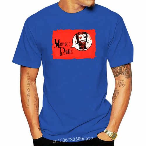New Murderdolls School Girl With Axe Cartoon Black T Shirt 2