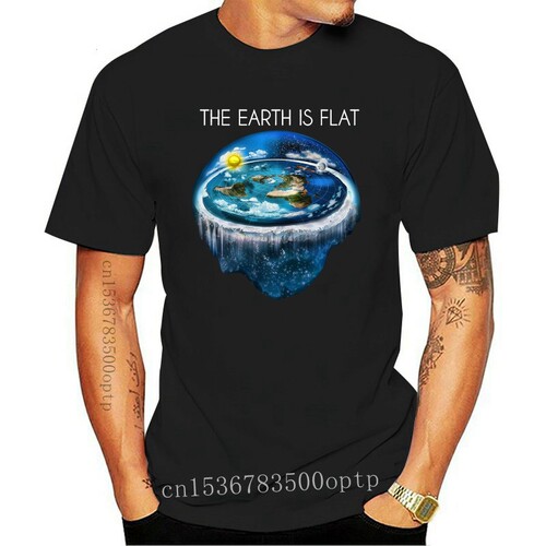 New Hot Sale Fashion Flat Earth Tshirt Earth Is Flat Firmame
