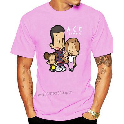 Men'S Ace Cartoon Family Merch Kids White T-Shirt Size M-3Xl