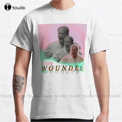 New Wounded Frasier Classic T-Shirt Cotton Tee Shirt Men'S G