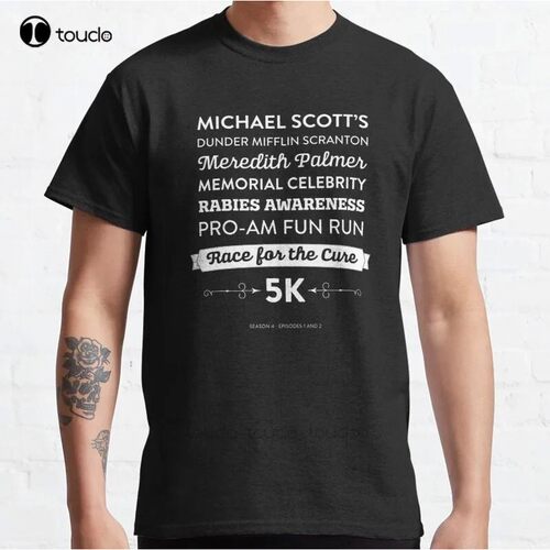 New The Office - Rabies Awareness Fun Run Classic T-Shirt Co