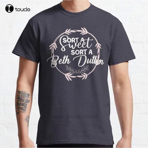 New Beth Dutton Classic T-Shirt Cotton Men Tee Shirt Men'S T