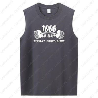 1000 Pound Club Deadlift Squat Bench Classic Vest  Woman Man