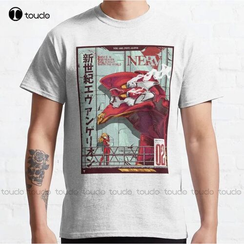 New Asuka Langley Sohryu Classic T-Shirt Cotton Tee Shirt Sh
