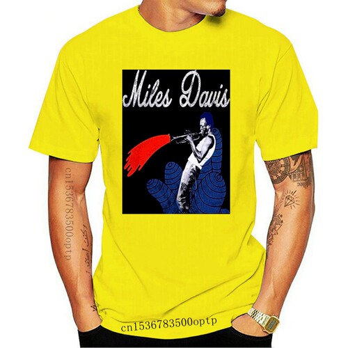 New Miles Davis Jazz Artist T-Shirts Size S,M,L,Xl, 2Xl Blac