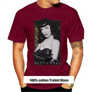 Camiseta de manga corta Bettie Page 2024 Cheetah para adulto