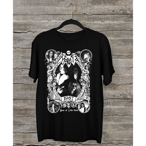 NEW HOT Morbid band poster T-shirt black Short sleeve Graphi