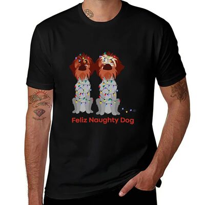 FELIZ NAUGHTY DOG MARTIN T-Shirt designer shirts funny meme