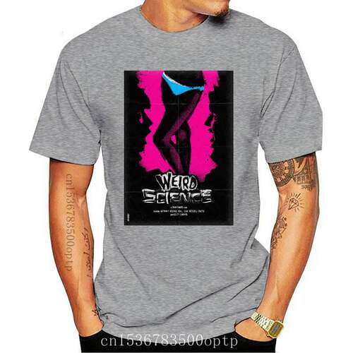 New Mens Retro Weird Science Movie Poster T Shirt (S - 3Xl)