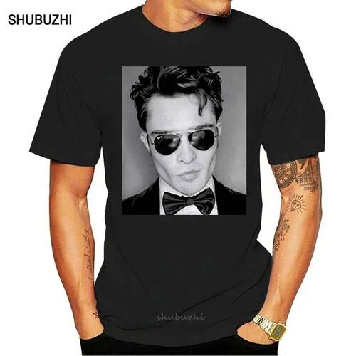 Gossip Girl Chuck Bass Mr Ed Tshirt Comfortable Men'S Black