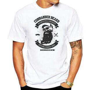 T-shirt pour barbe, hipster, barbier, coupe de cheveux, rasa