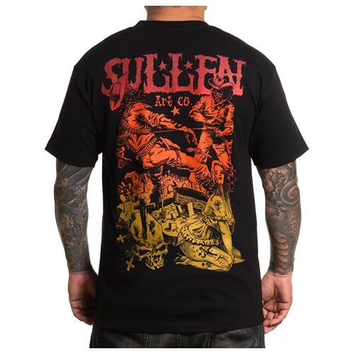 Sullen Men's Graphic Art Tattoo Lifestyle Short Sleeve Tee B