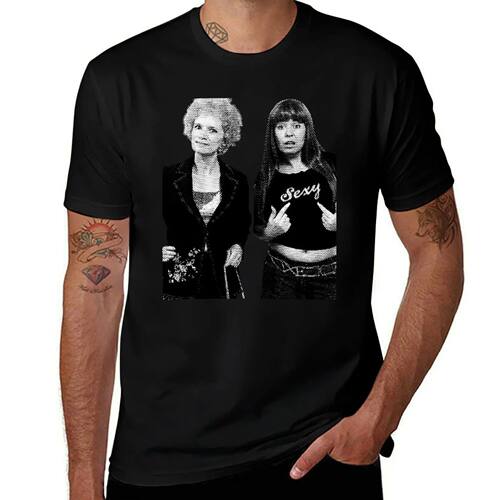Kath and Kim Black and white theme T-Shirt shirts graphic fo