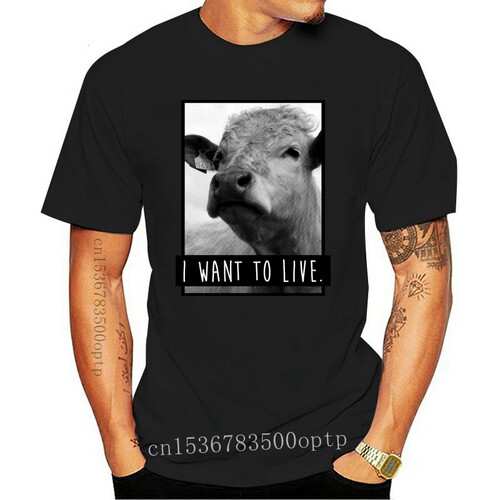 New I Want To Live (Cow) T shirt cow cows animals farm anima