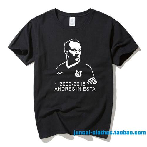 Commemorative Edition Iniesta Short Sleeve T-Shirt Men's Spa
