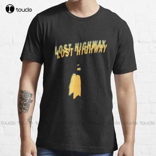 New Lost Highway T-Shirt Cotton Tee Shirt Custom T?Shirt Cus