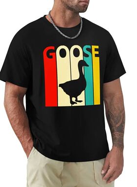 Goose Band T-shirt boys whites korean fashion summer top ove