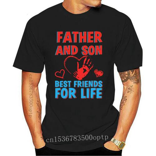 New Fathers Day T Shirt Heart Love Father And Son Best Frien