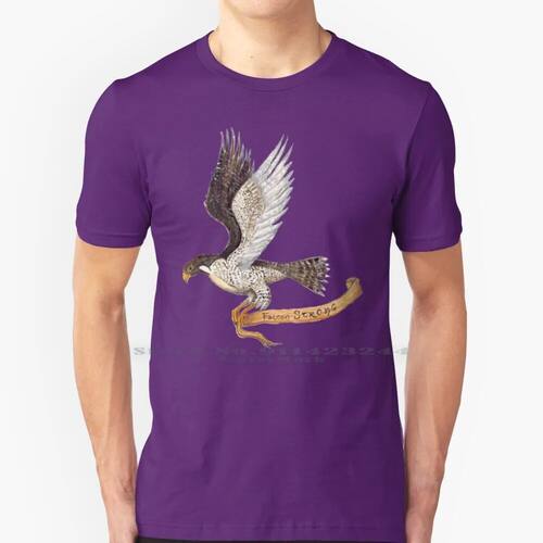 Falcon Strong 100% Cotton T Shirt Handpainted Sca Society Fo