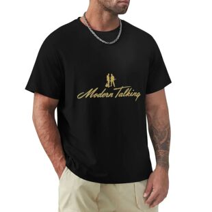 modern talking Classic T-Shirt heavyweight fashion Round Nec
