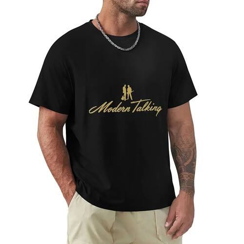 modern talking Classic T-Shirt heavyweight fashion Round Nec