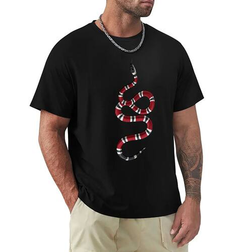 snake T-Shirt graphic t shirt T-shirt short tops custom t sh