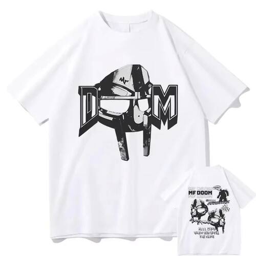 Rapper Mf Doom Doomsday Graphic Print Tshirt Men Women Hip H
