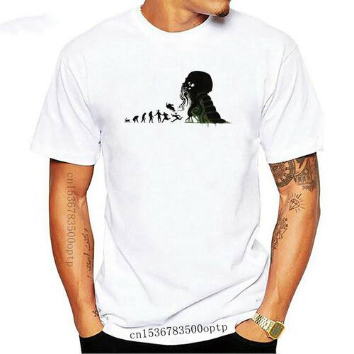Asian Size Print Great Old One Cthulhu Funny Faith T-shirt S