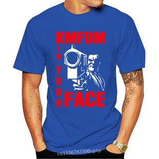 T-Shirt 1995 KMFDM In Your Face Concert Tour Vintage Reprint